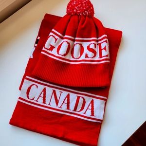 Canada Goose Hat & Scarf set